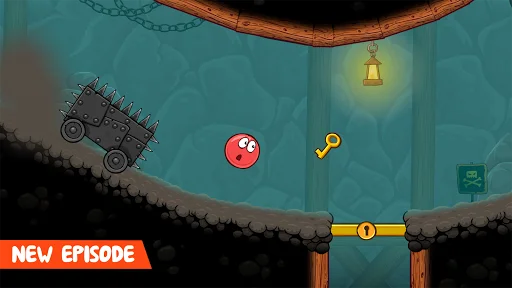 Gameplay screenshot 3 from Red Ball 4 - Arcade game